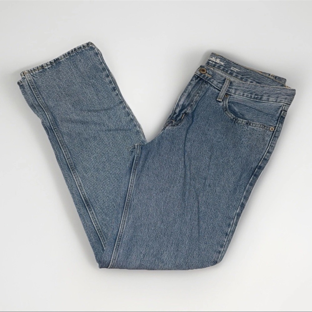 Goodfellow & Co Light Wash Straight Denim Jeans, 34X34